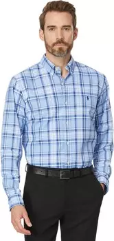 Рубашка Polo Ralph Lauren Classic Fit Plaid Oxford Shirt, цвет Blue Multi