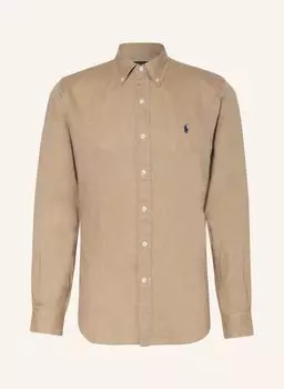 Рубашка POLO RALPH LAUREN Custom Fit, кэмел