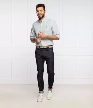 Рубашка POLO RALPH LAUREN Custom fit, небесно-голубой