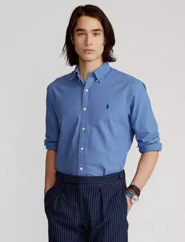 Рубашка POLO RALPH LAUREN Custom fit, синий