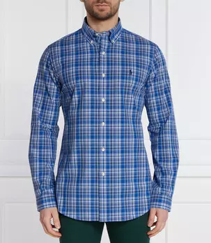 Рубашка POLO RALPH LAUREN Custom fit, синий
