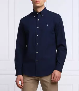 Рубашка POLO RALPH LAUREN custom fit, темно-синий
