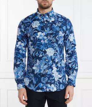 Рубашка POLO RALPH LAUREN Custom fit, темно-синий