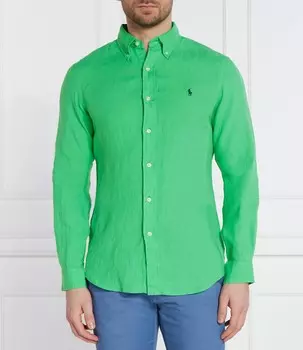 Рубашка POLO RALPH LAUREN Custom fit, зеленый