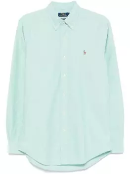 Рубашка Polo Ralph Lauren Featherlight, зеленый