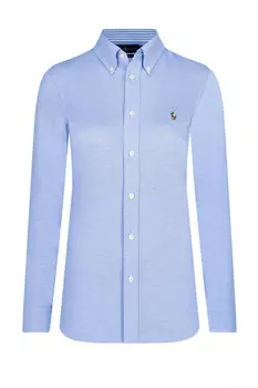 Рубашка POLO RALPH LAUREN heidi slim fit, синий