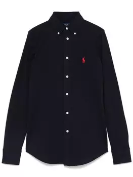 Рубашка Polo Ralph Lauren из ткани пике, синий