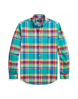 Рубашка Polo Ralph Lauren, изумрудно-зеленый