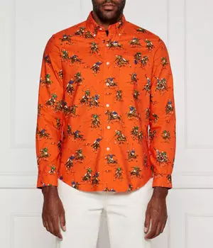 Рубашка Polo Ralph Lauren классического кроя, оранжевый