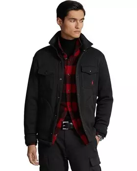 Рубашка Polo Ralph Lauren Knit Overshirt, цвет Polo Black