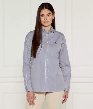 Рубашка POLO RALPH LAUREN Loose fit, синий