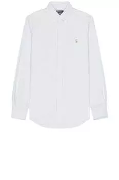 Рубашка Polo Ralph Lauren Oxford Sport, цвет Blue & White Stripe