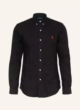 Рубашка POLO RALPH LAUREN OxfordSlim Fit, черный