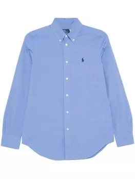 Рубашка Polo Ralph Lauren Polo Pony с вышивкой, синий