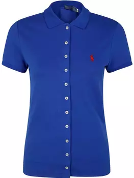 Рубашка Polo Ralph Lauren Polo-pony с вышивкой, синий