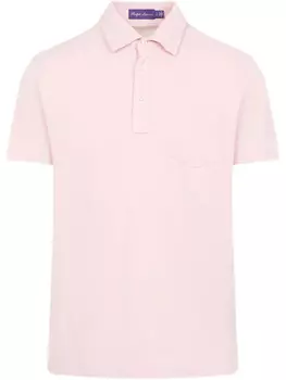 Рубашка-поло Ralph Lauren Purple Label из ткани пике, розовый