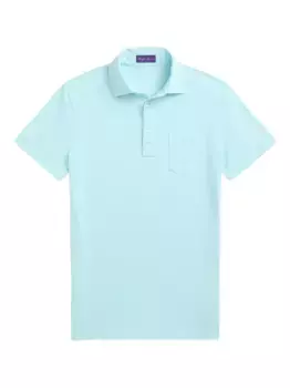 Рубашка поло Ralph Lauren Purple Label, синий
