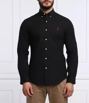 Рубашка POLO RALPH LAUREN Regular Fit, черный