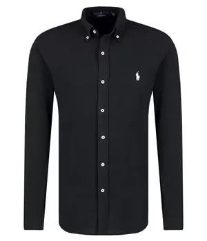 Рубашка Polo Ralph Lauren Regular Fit, черный