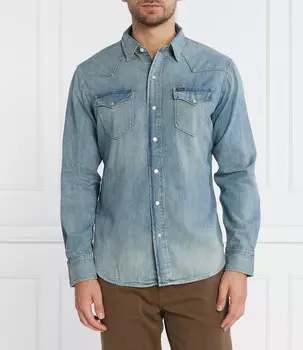 Рубашка POLO RALPH LAUREN Regular Fit denim, небесно-голубой