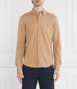 Рубашка POLO RALPH LAUREN Regular Fit pique, кэмел