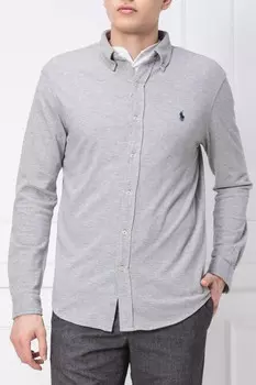 Рубашка POLO RALPH LAUREN Regular Fit, серый