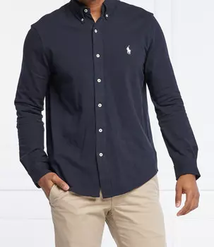 Рубашка POLO RALPH LAUREN regular fit, темно-синий