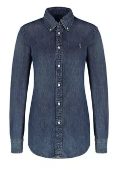 Рубашка POLO RALPH LAUREN regular fit, темно-синий