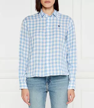 Рубашка POLO RALPH LAUREN Relaxed fit, синий