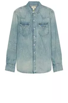Рубашка Polo Ralph Lauren Rl Icon Denim Shirt, цвет Rl Western
