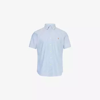 Рубашка Polo Ralph Lauren с отложным воротником, синий