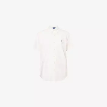 Рубашка Polo Ralph Lauren с вышитым логотипом, белый