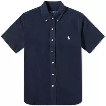 Рубашка Polo Ralph Lauren Short Sleeve Button Down Pique Shirt