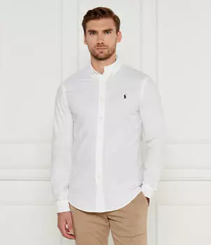 Рубашка POLO RALPH LAUREN slim fit, белый