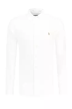 Рубашка POLO RALPH LAUREN slim fit, белый
