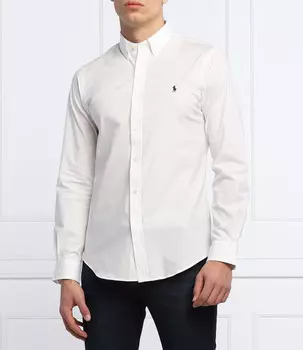 Рубашка POLO RALPH LAUREN Slim Fit, белый