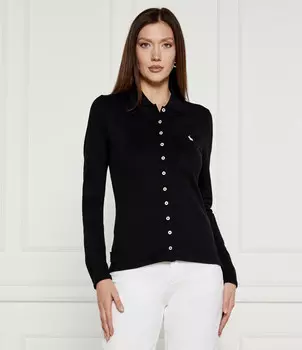 Рубашка POLO RALPH LAUREN Slim Fit, черный