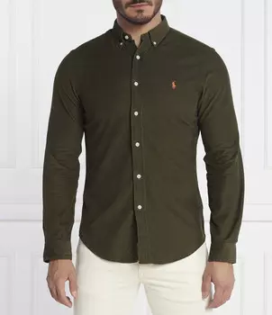 Рубашка POLO RALPH LAUREN Slim Fit, цвет cachi