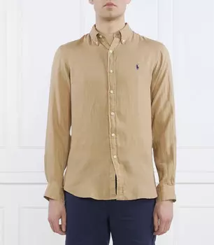 Рубашка POLO RALPH LAUREN Slim Fit, кэмел