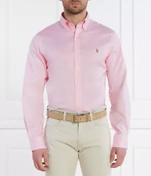 Рубашка Polo Ralph Lauren Slim Fit, розовый