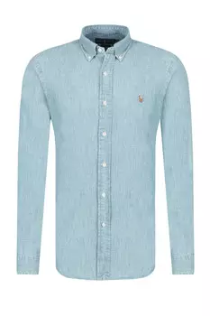 Рубашка POLO RALPH LAUREN Slim Fit, синий