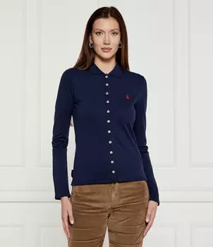 Рубашка POLO RALPH LAUREN Slim Fit, темно-синий