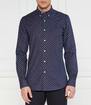 Рубашка POLO RALPH LAUREN Slim Fit, темно-синий