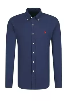 Рубашка POLO RALPH LAUREN slim fit, темно-синий