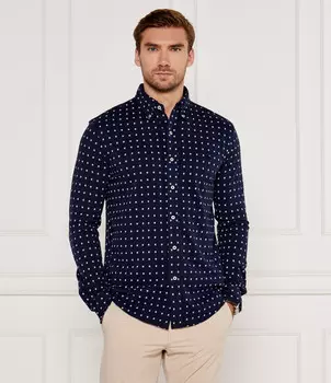 Рубашка POLO RALPH LAUREN Slim Fit, темно-синий