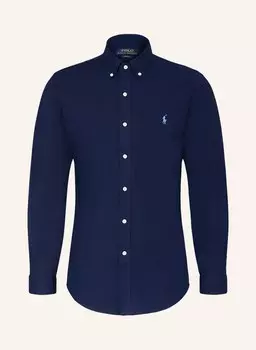 Рубашка POLO RALPH LAUREN Slim Fit, темно-синий