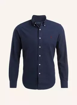 Рубашка POLO RALPH LAUREN Slim Fit, темно-синий