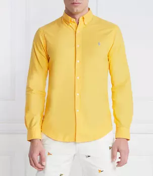 Рубашка POLO RALPH LAUREN Slim Fit, желтый