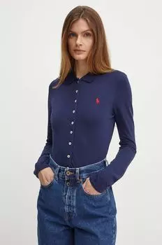 Рубашка Polo Ralph Lauren, темно-синий