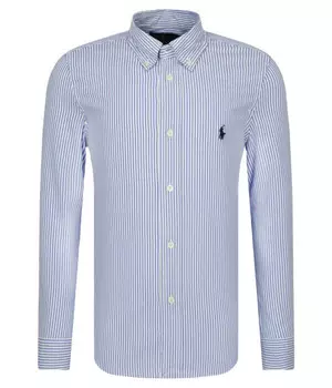Рубашка Polo Ralph Lauren в полоску, синий